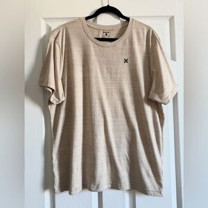 Hurley Men's Beige Short Sleeve Tee
